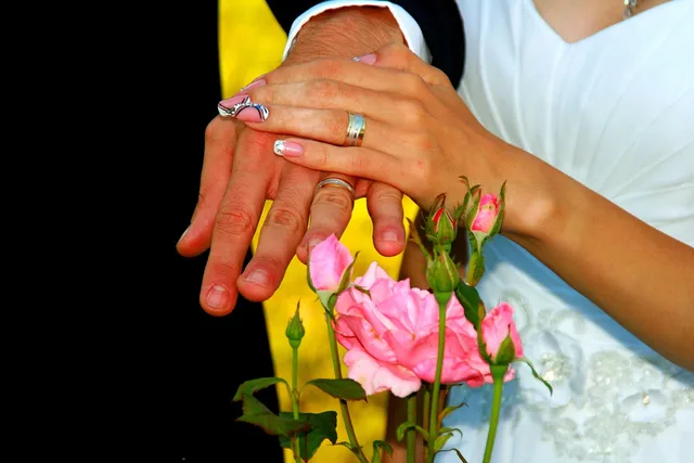couple, ring, wedding, love, marriage, engagement. How to Write an Engagement Entry in a Relationship Timeline When No Document Exists